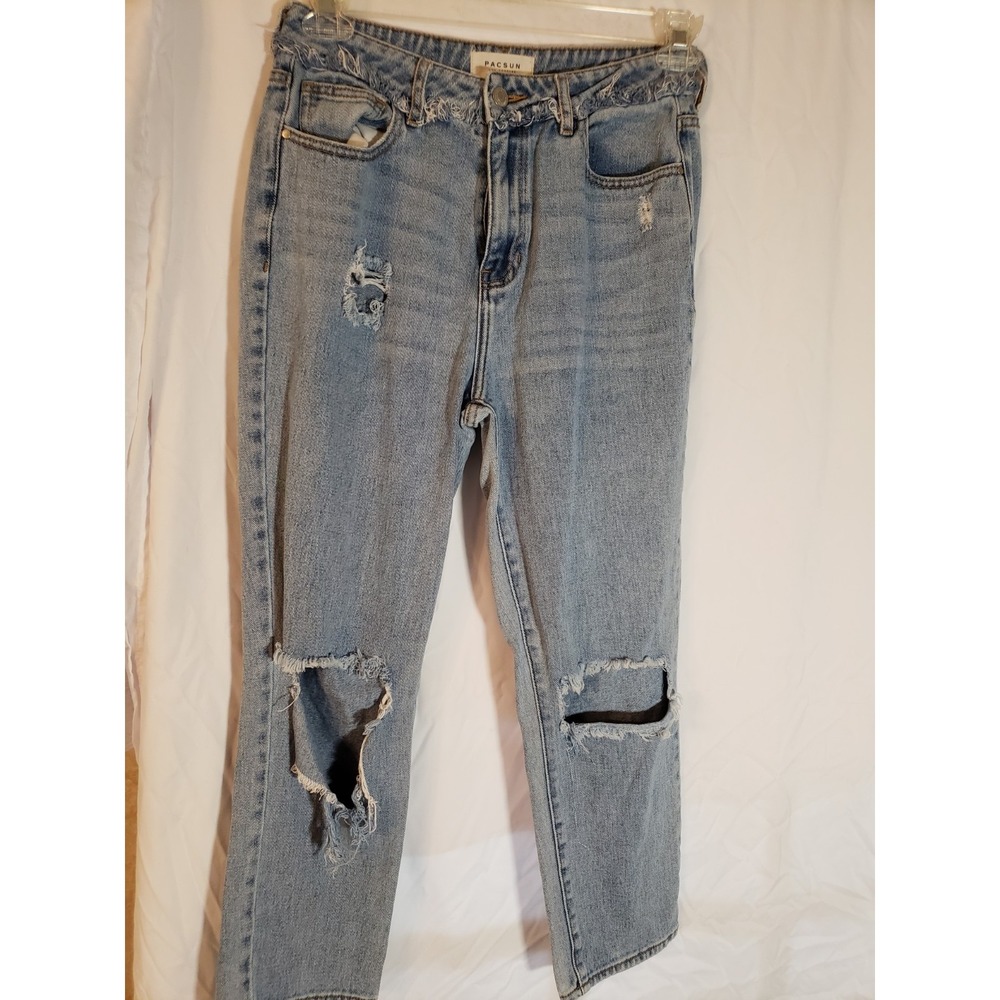 Women's PacSun Mom Distressed Jean Size 28